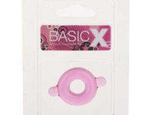 INEL STIMULATOR BASICX TPR COCKRING PINK 0.5 INCH