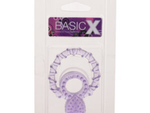 INEL STIMULATOR BASICX DOUBLE COCKRING PURPLE 1 INCH