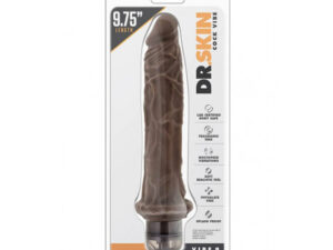 VIBRATOR MR SKIN COCK VIBE 8 INCH CHOCOLATE