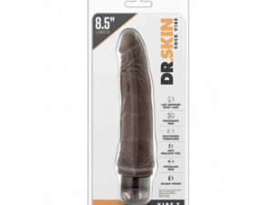 VIBRATOR MR SKIN COCK VIBE 7 INCH CHOCOLATE